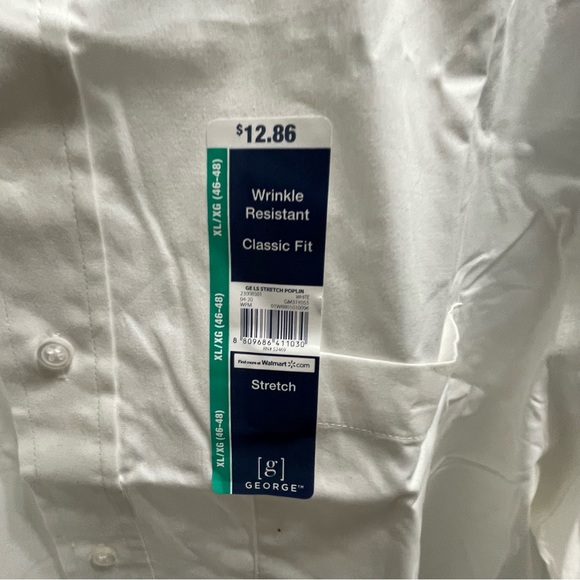 - George Classic Fit LS shirt Size XL (46-48) - Picture 9 of 14